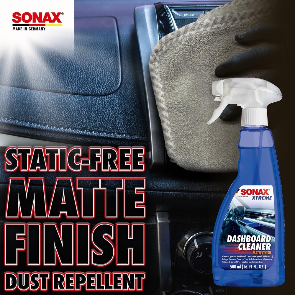 SONAX Premium Auto Interior Kit | 5-Piece Complete Interior Cleaning Set | Da...