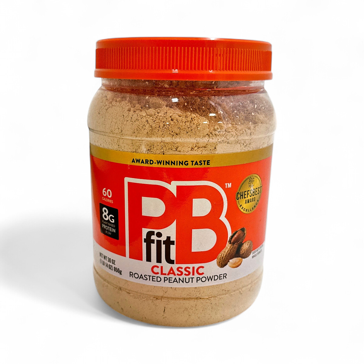 PBfit Classic Peanut Butter 8g Powdered Peanut Butter Spread - 30oz