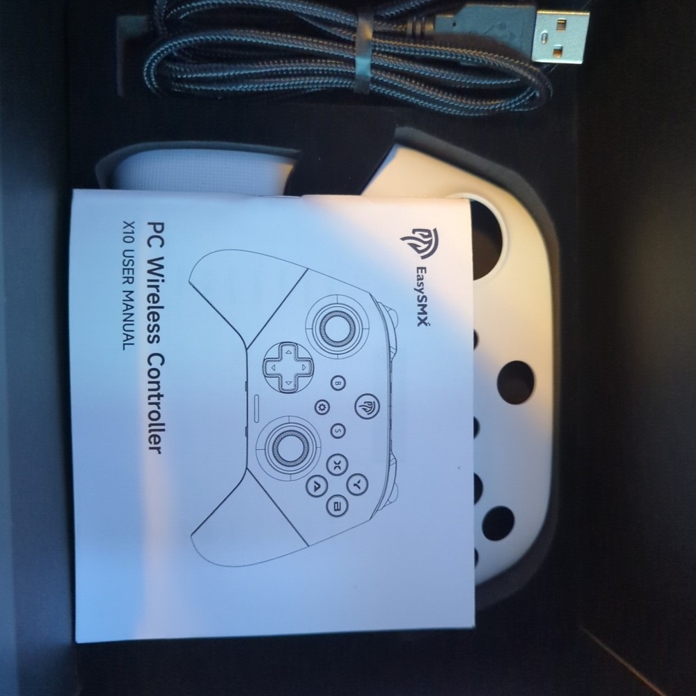 EasySMX X10 Mechanic Master Wireless Controller Silver Black PC Switch