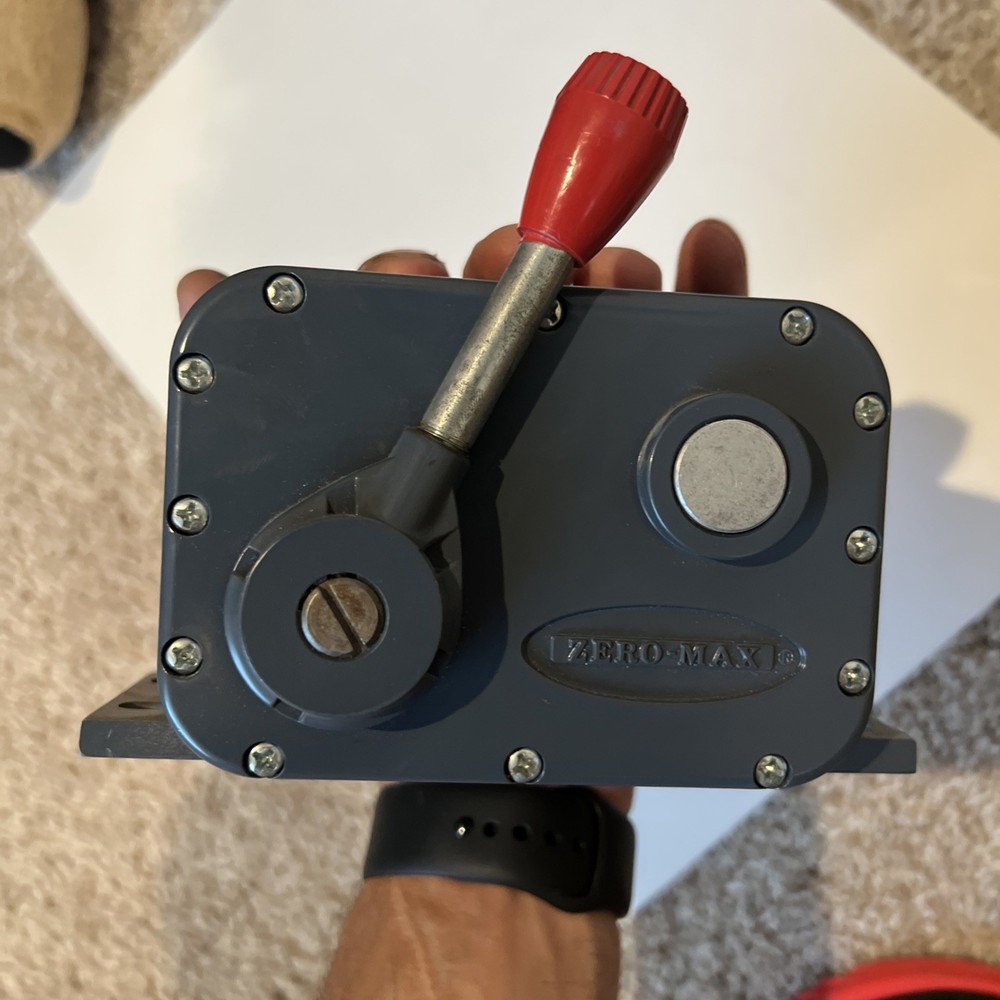 E42 Model Unidirectional Adjustable Speed Drives. ZERO MAX