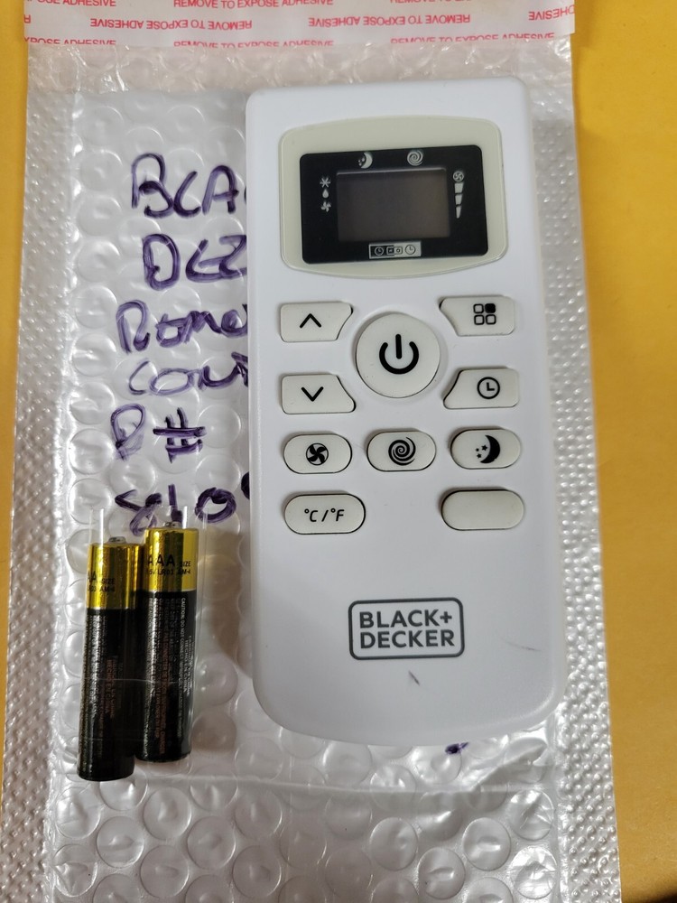 Black + Decker Digital Remote Controller Replacement White- # 810900350 A