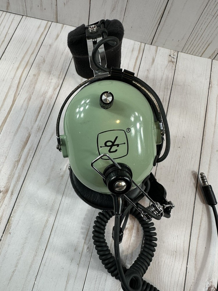 David Clark Model H10-76 Aviation Over-The-Head Headset-Mic, *Untested*