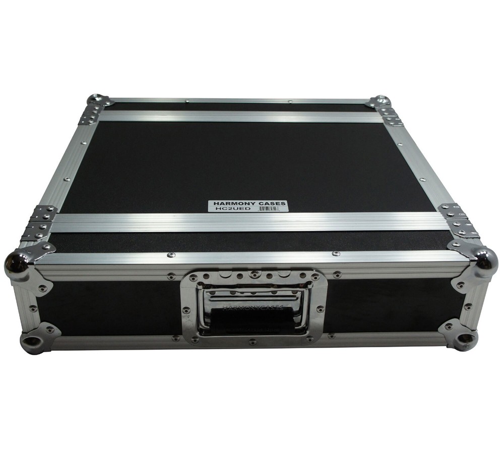 Harmony Cases HC2UED Pro DJ Flight 2U FX Effect 16" Depth Road Vertical Case