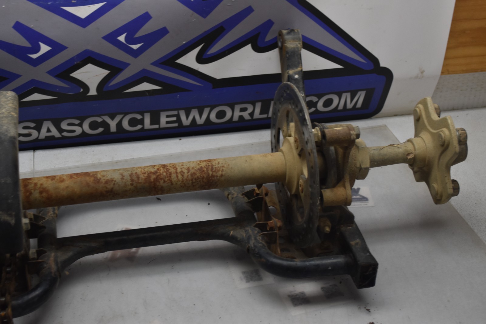 Q1-6 Full Rear End Axle Swing arm 2012 Polaris RZR 170 RZR170 UTV Free Us Ship