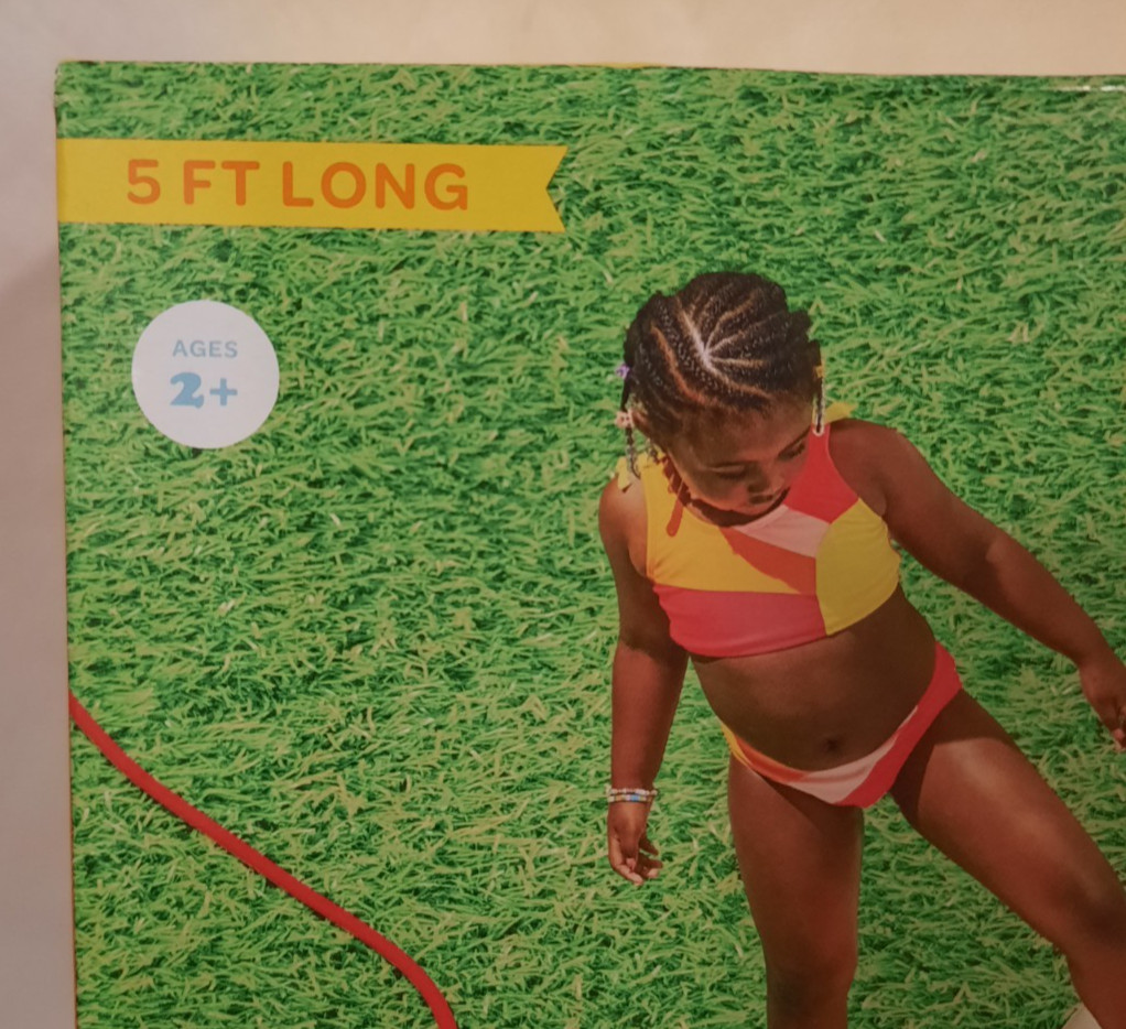 NEW SUN SQUAD INFLATABLE SPLASH PAD 5 FOOFOR KIDS BOX IS DINGED SPLASH PAD NEW