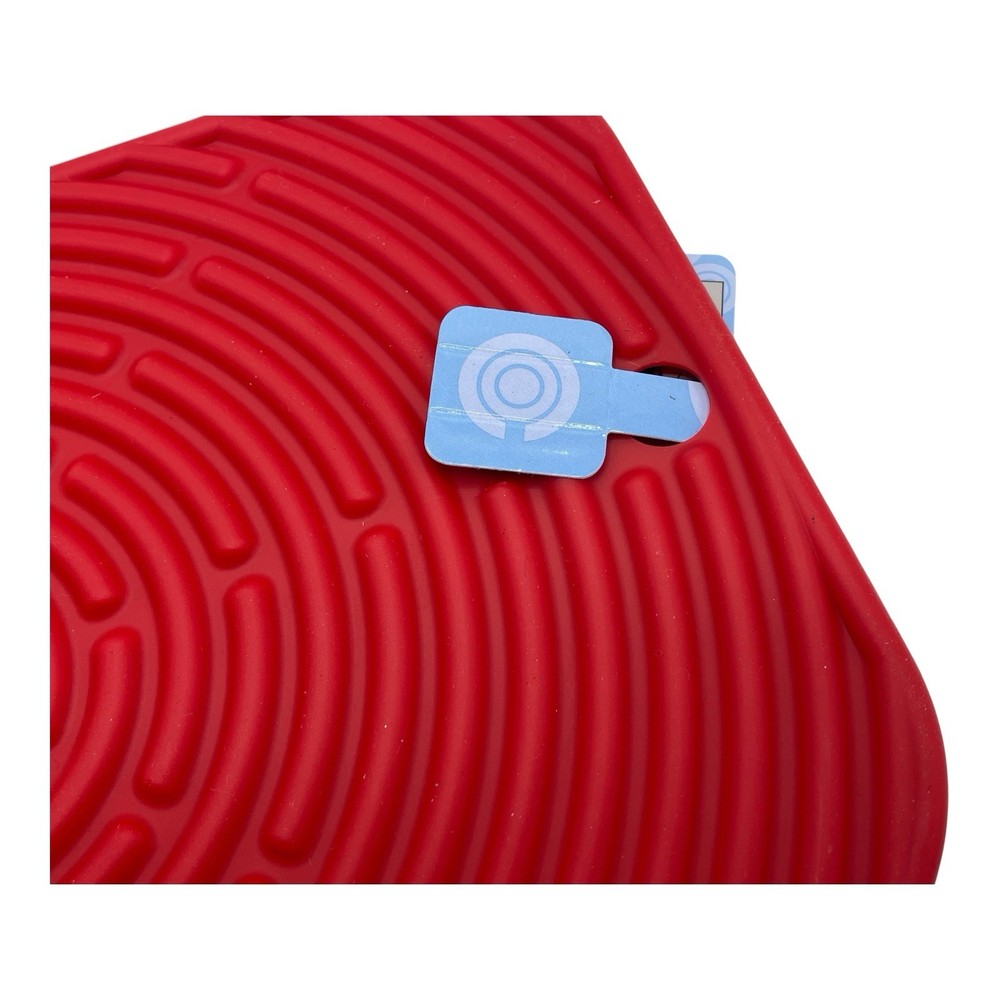 Le Creuset Red Silicone Trivet Mat Potholder Rectangular Hot Pad