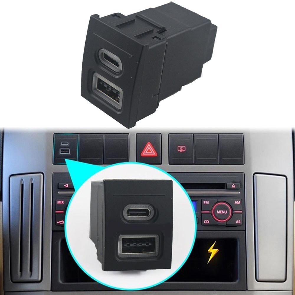 USB Fast Charge Device for POLO Models from 2004 to 2009 Easy Installation
