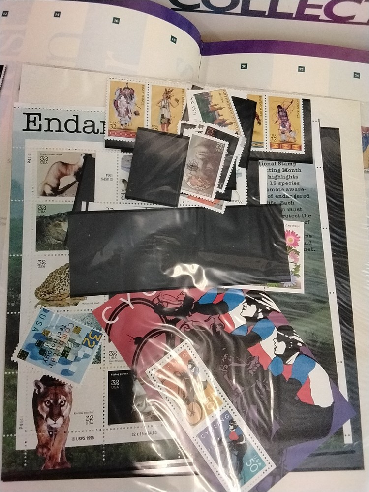 1996 Stamp Yearbook /With Original Stamps From UPS