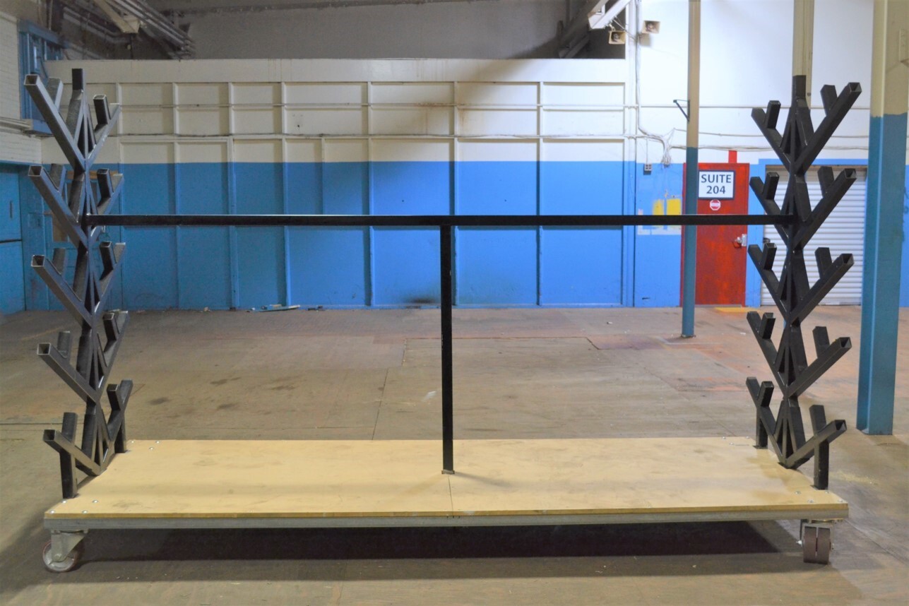 Industrial Warehouse Heavy Duty Steel Rolling Cart