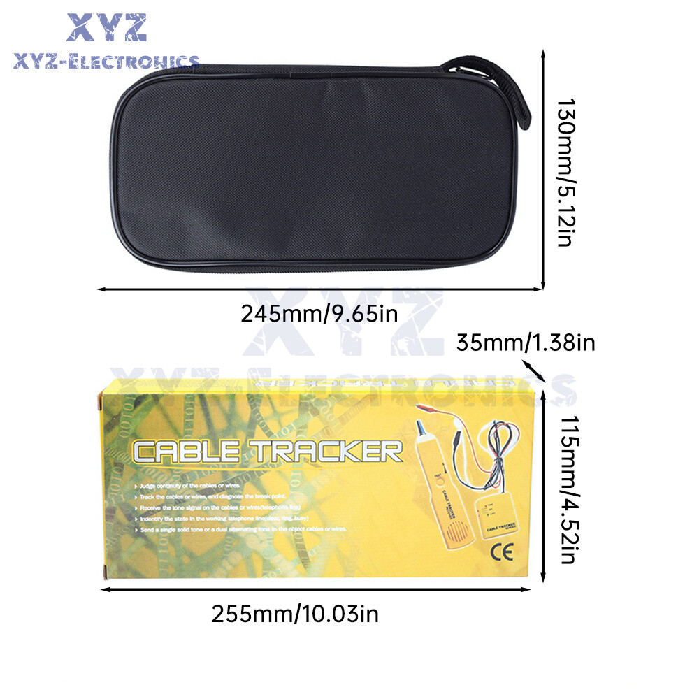 Multi-function Cable Finder Wire Tracker Fiber Optic Network Tester Cable Toner