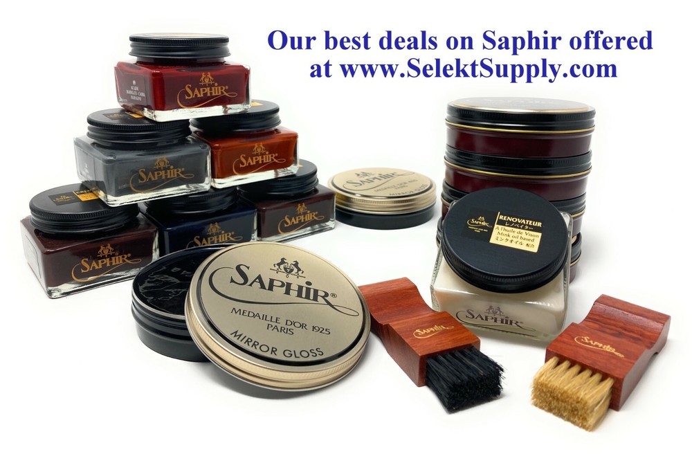 Saphir Amiral Gloss 50ml Tin - Black