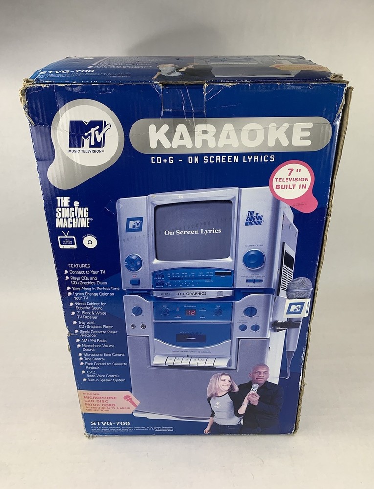 MTV The Singing Machine STVG-700 Karaoke Machine