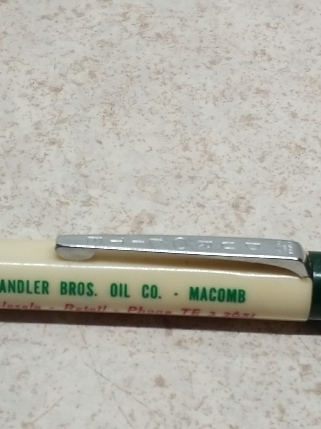 Vintage Durolite Gas VEEDOL MOTOR OIL Advertising Mechanical Pencil Il.