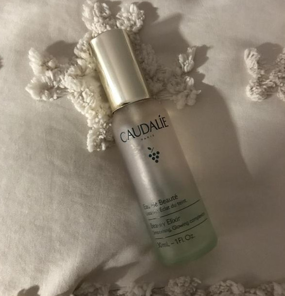 NIB Authentic Caudalie Beauty Elixir Prep, Set, Glow Face Mist 1 oz / 30 mL