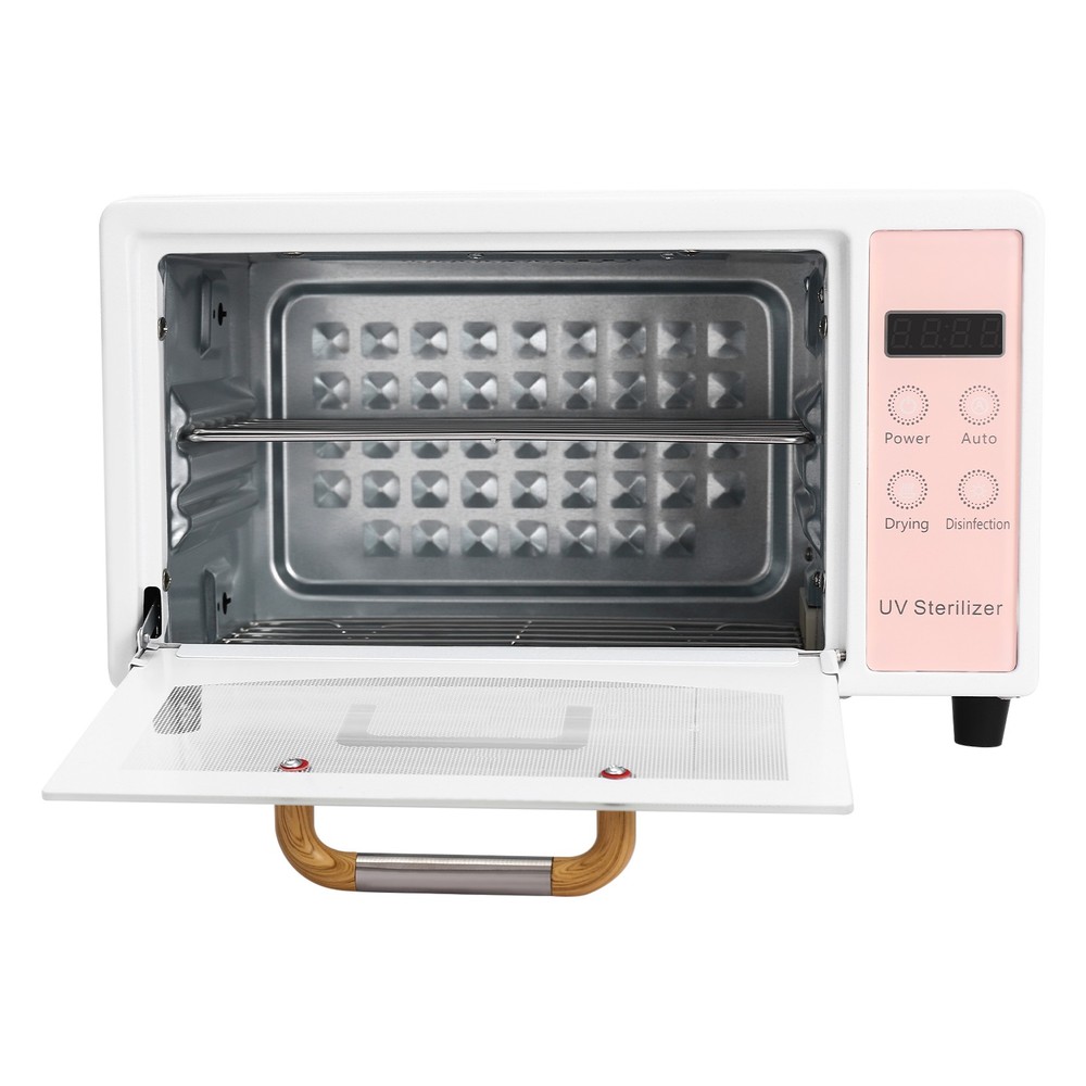 High-Temperature Sterilizer Nail Tools Sterilizer Pink Tabletop Sterilizer US