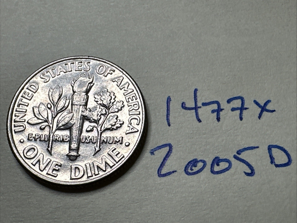 2005 D Roosevelt Dime 10C 1477X