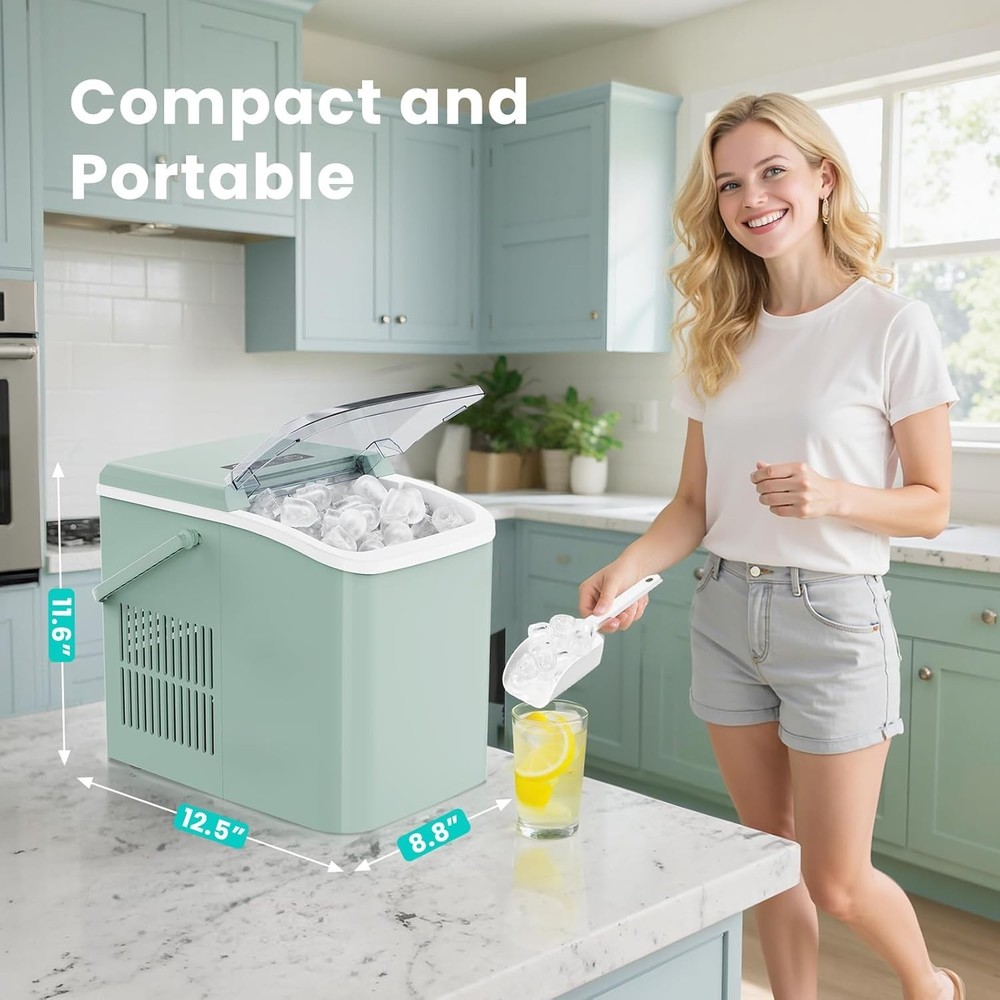 Portable Ice Maker Machine - Efficient 1.5L Capacity, Quiet Operation Below 40dB
