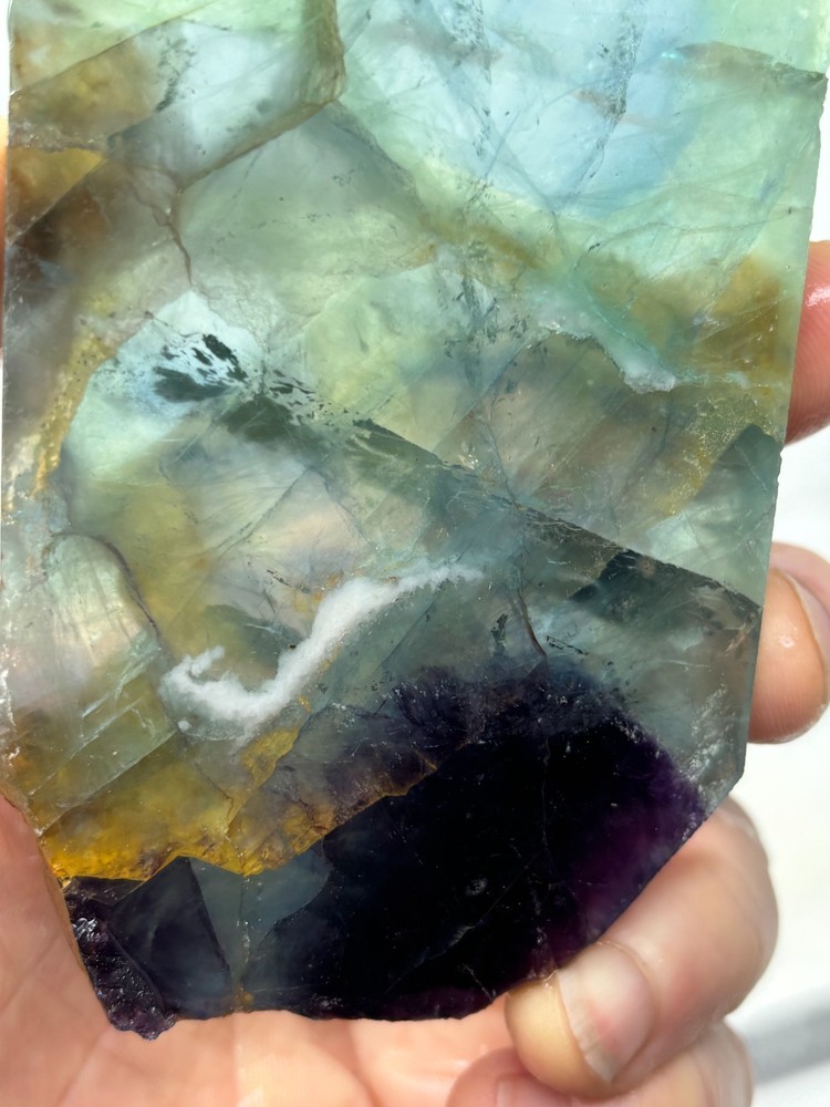 Fluorite slab Cabbing Lapidary Combo Ship Avail