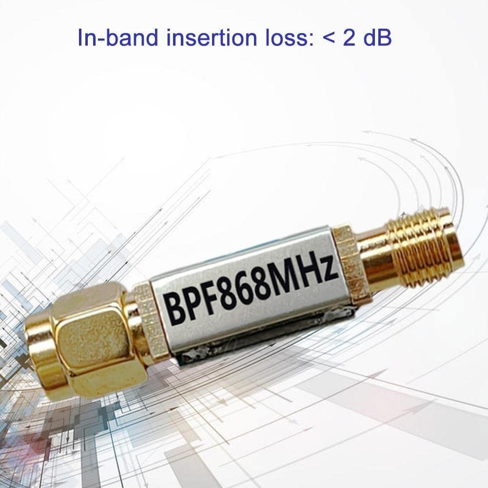 Reduce interference and enhance sensitivity with 868MHz bandpass filter