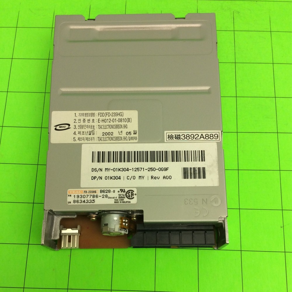 Desktop Computer Teac MY-01K304 193077B6-28 Floppy Disk Drive