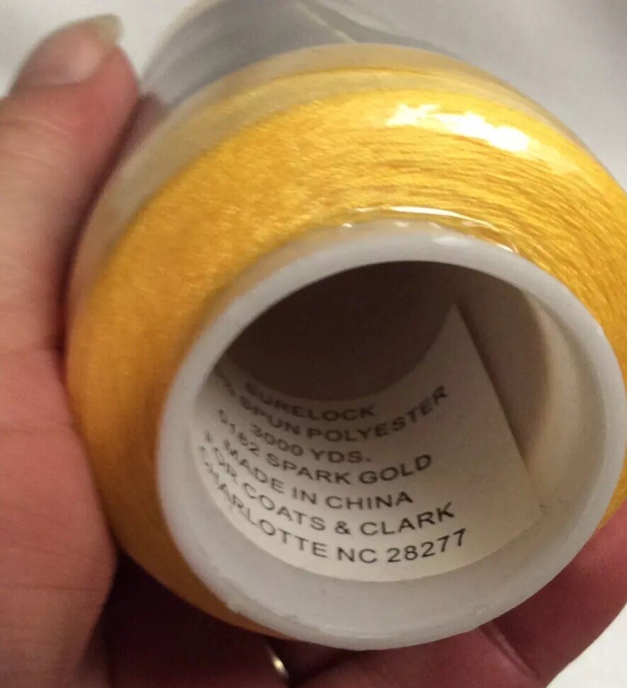 Surelock Overlock Thread 3000 Yards Spark Gold 0162