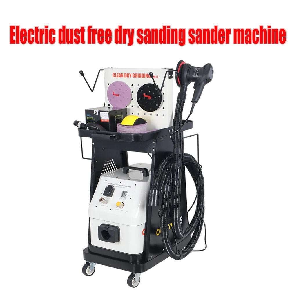 Dust Extraction System Electric Dust-free Dry Mill Machine For Car Sanding Work