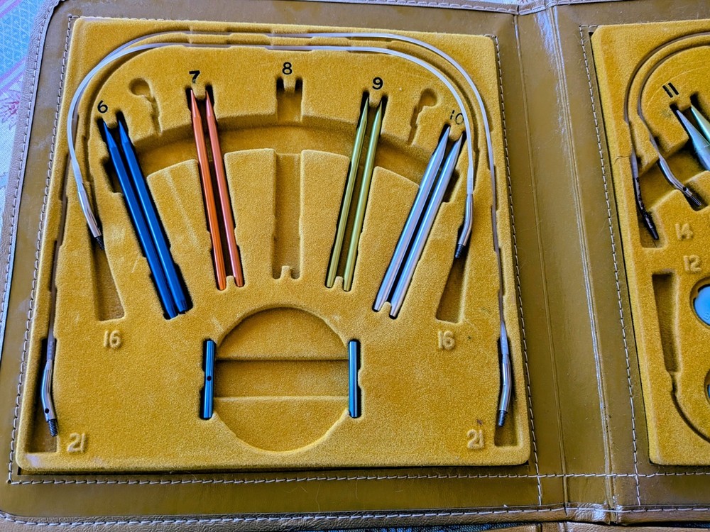 2 Vintage Round Needle Knitting Sets BOYE