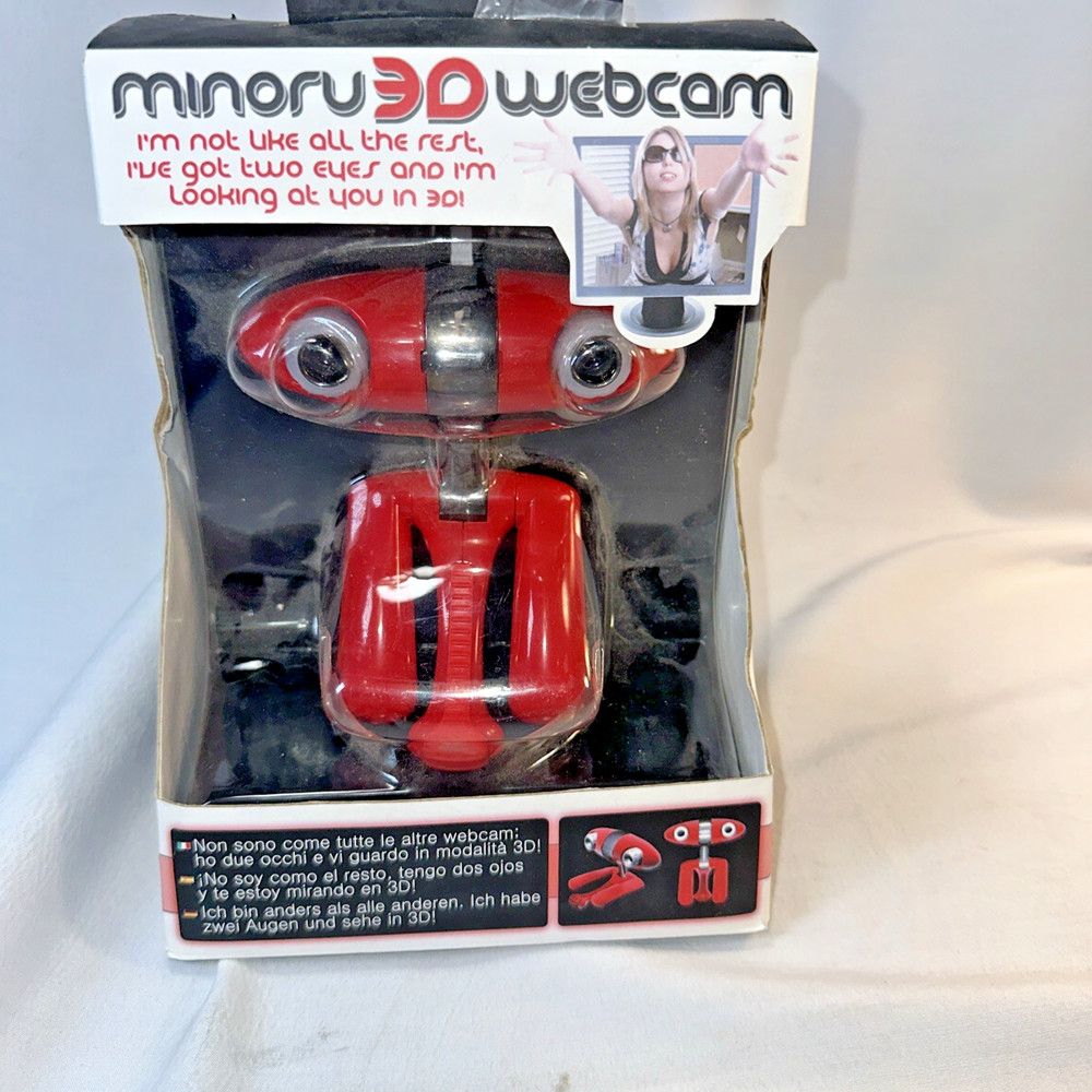 MINORU 3D Webcam Double Cameras NIB