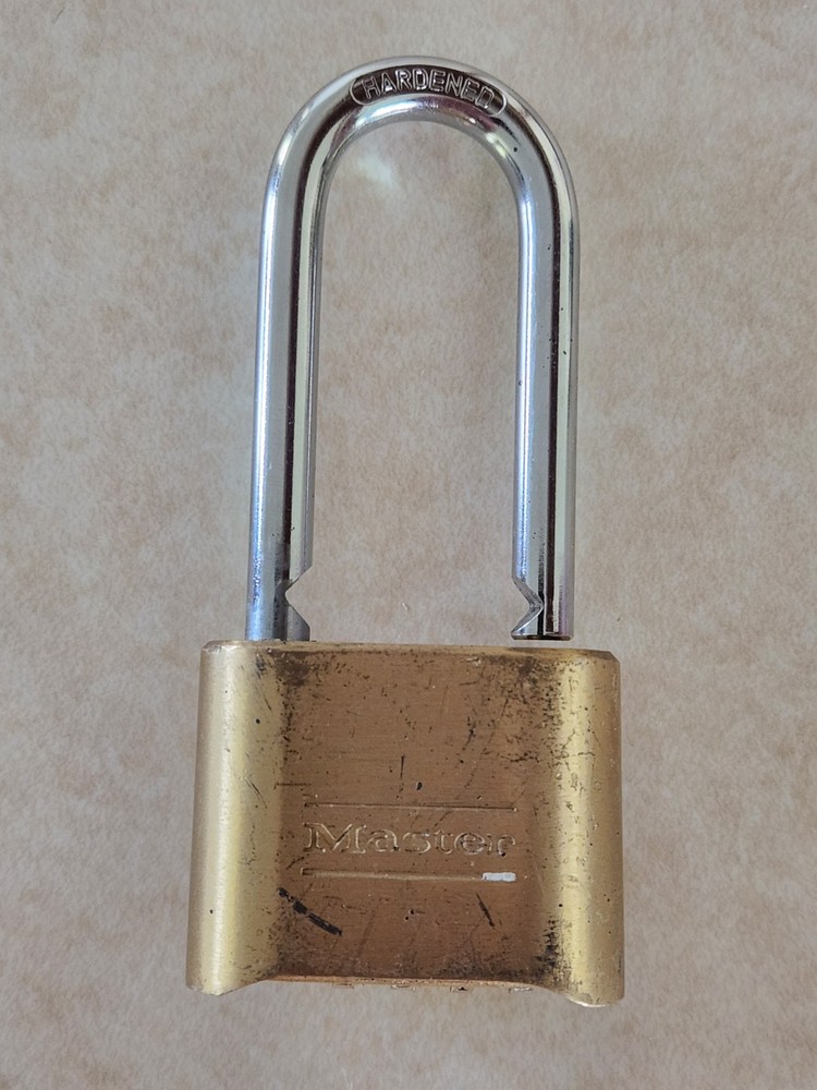 Master Lock 175 Set-your-own Combo Lock 4" Hardened