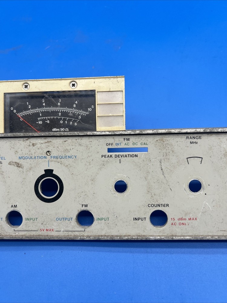 HP 8640B FRONT PANEL FOR SIGNAL GENERATOR - NICE!!