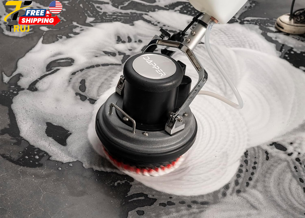 10" Heavy-Duty Multi-Functional Floor Buffer Polisher Machine Clean Buff Scrubb