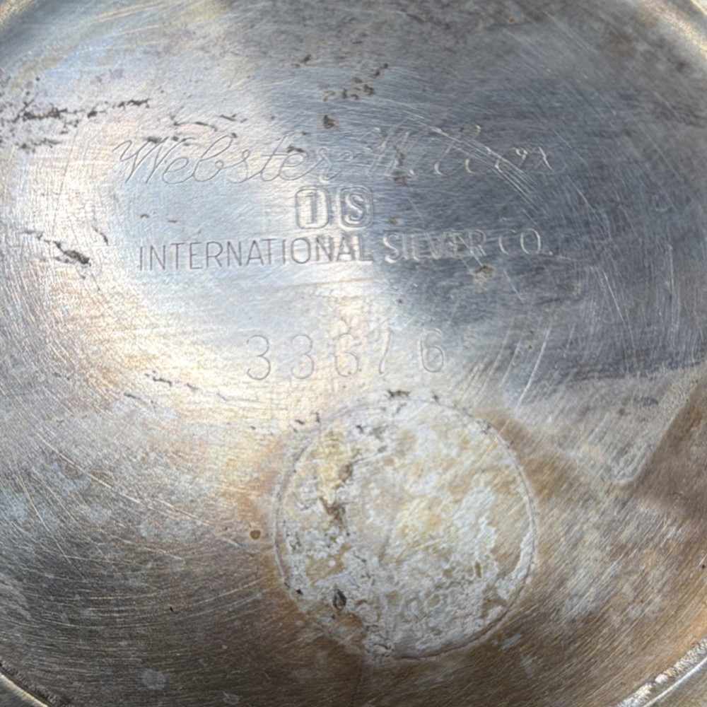 International Silver Company Silver Plated Bowl 6" Diameter 3.5" Height