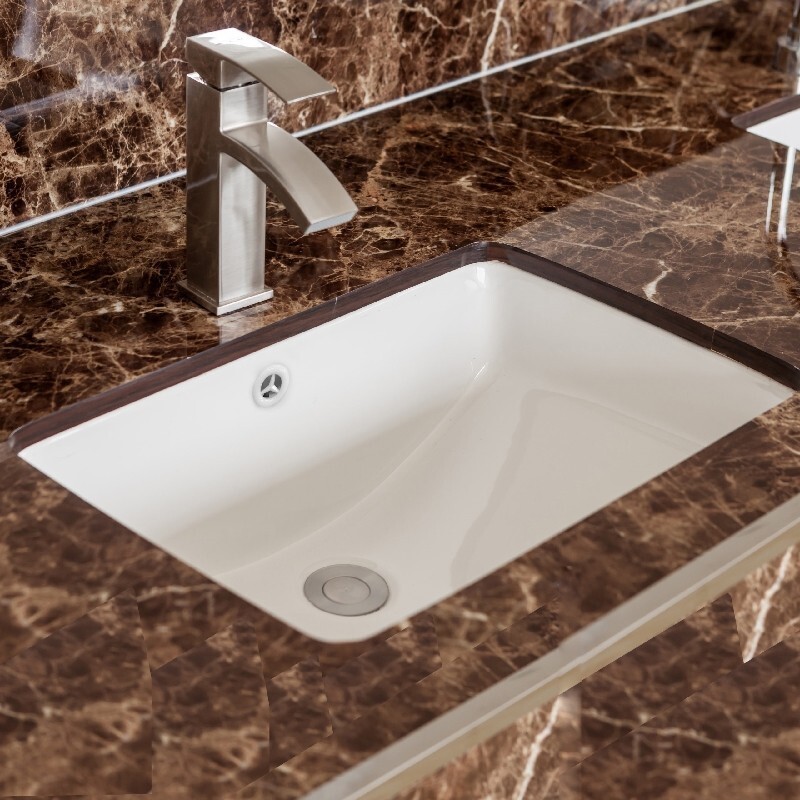 Fine Fixtures - IMPERIAL 2UNDERMOUNT 18 X 12 WHITE SINK