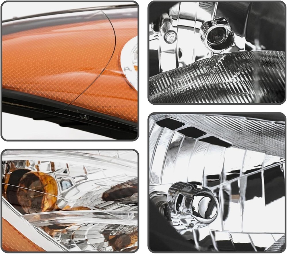 Headlight Halogen for Hyundai Elantra 2011-2013 Pair