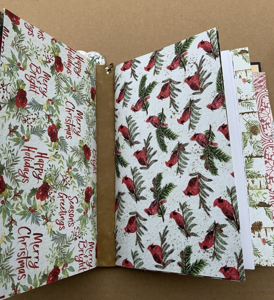 Handmade Christmas Junk Journal Kit