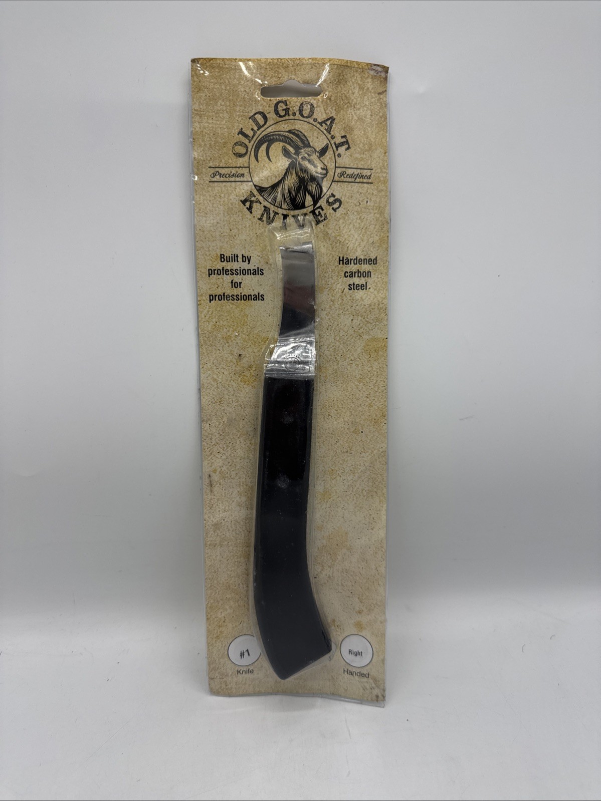 OLD GOAT RIGHT HAND DROP BLADE HOOF KNIFE #1 New