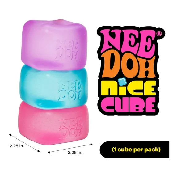 NeeDoh Nice Cube | New | Pink | BuyAny2ShipFree
