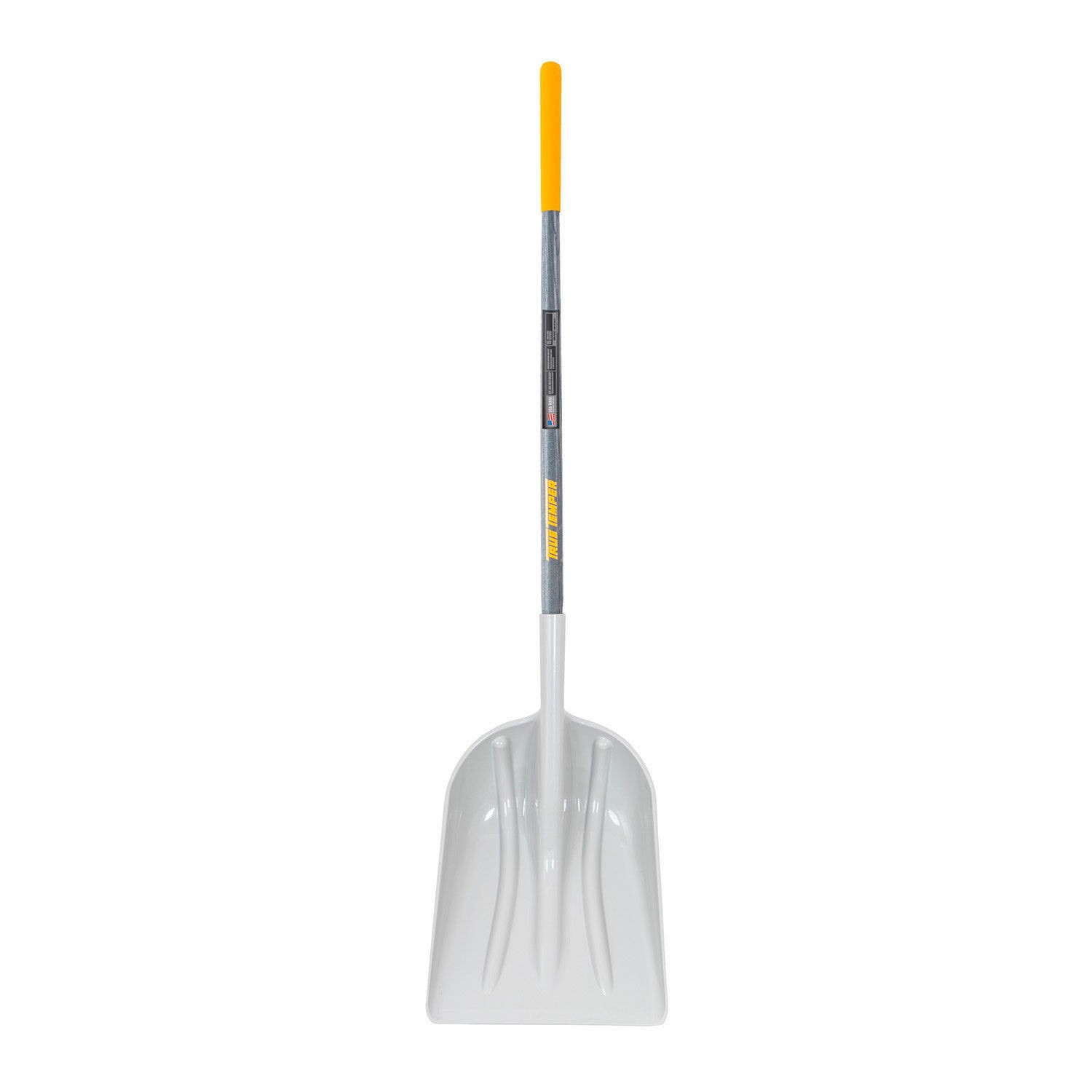 Union Tools 12 Poly Grain Scoop W/Cushion Grip On Hardwood Handle