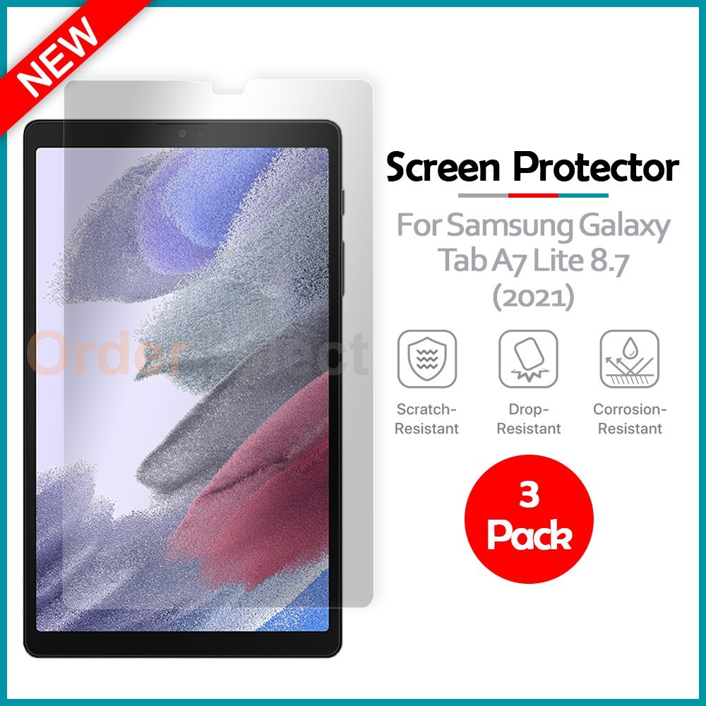3-Pack For Samsung Galaxy Tab A7 Lite 8.7 (2021) Slim Screen Protector