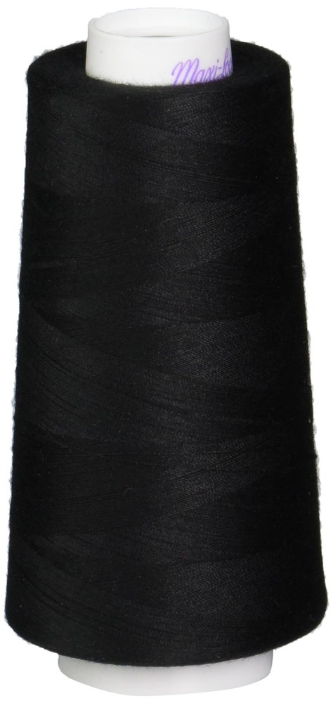 Maxi-Lock Cone Thread, Black, Polyester