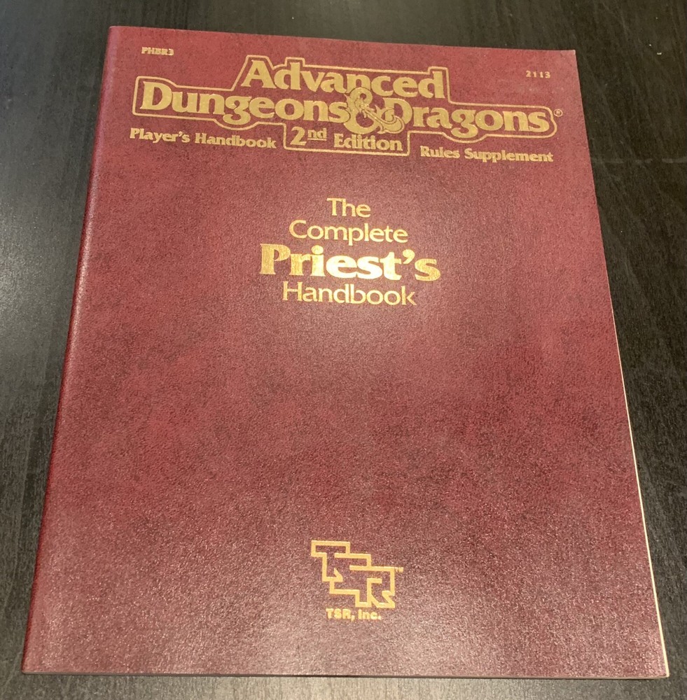 Advanced Dungeons & Dragons: The Complete Priest's Handbook TSR2113