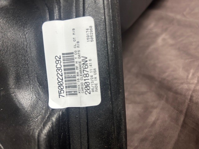 OEM, SIDE MIRROR ASSEMBLY, RH PASSENGER, BLACK, 2019-2025 CHEVY 4500/5500/6500