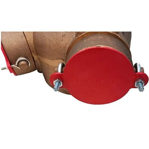 FDC Connection - Fire Department Caps - Red 2 1/2 inches,