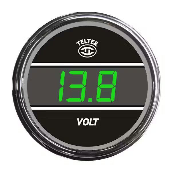 Teltek Digital Voltmeter Gauge