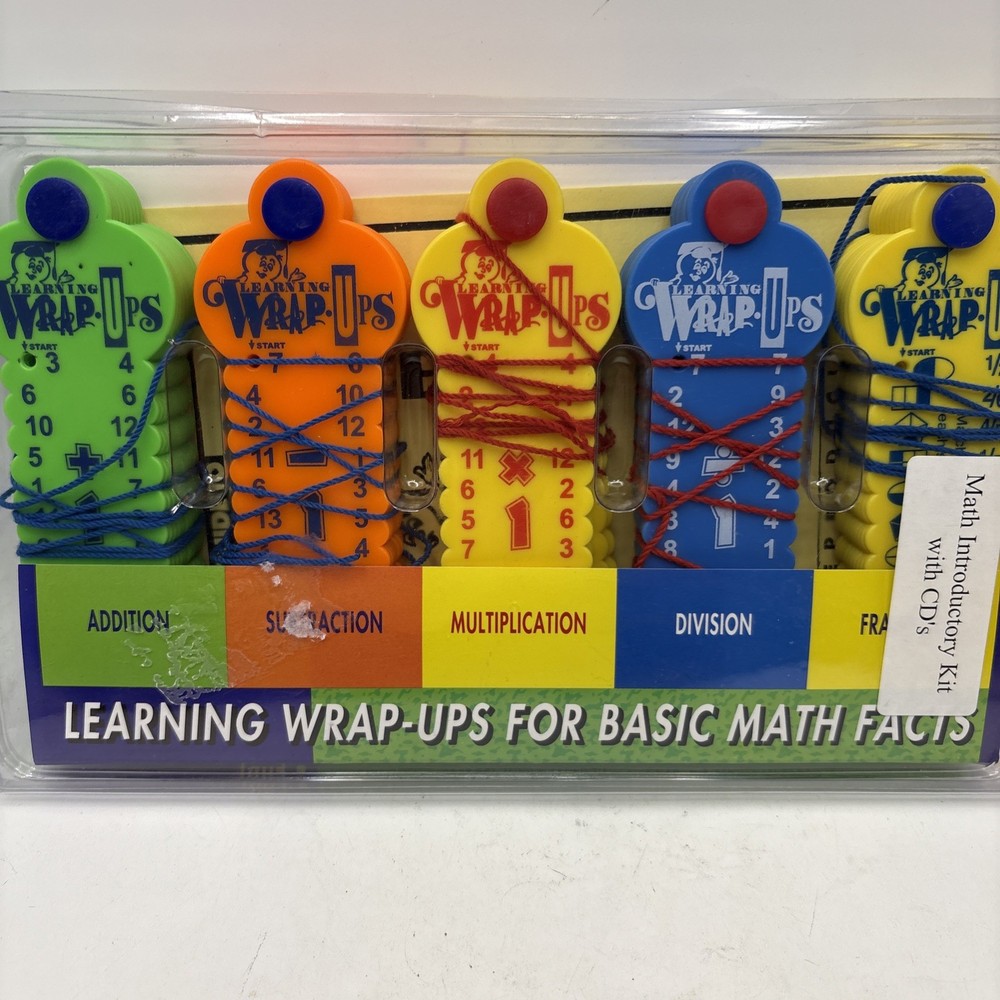 NEW Learning Wrap-Ups Basic Math Facts: Addition, Subtraction, Multiplication CD
