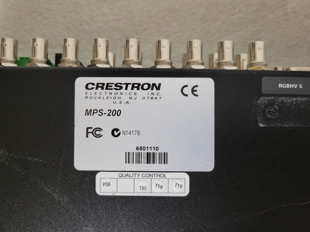 Crestron Professional Multimedia Presentation Systems MPS-200