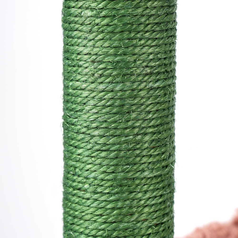 Chic 37.4" Cactus Cat Tree: Multi-Level Tower with Cozy Hammock & Scratching Pad