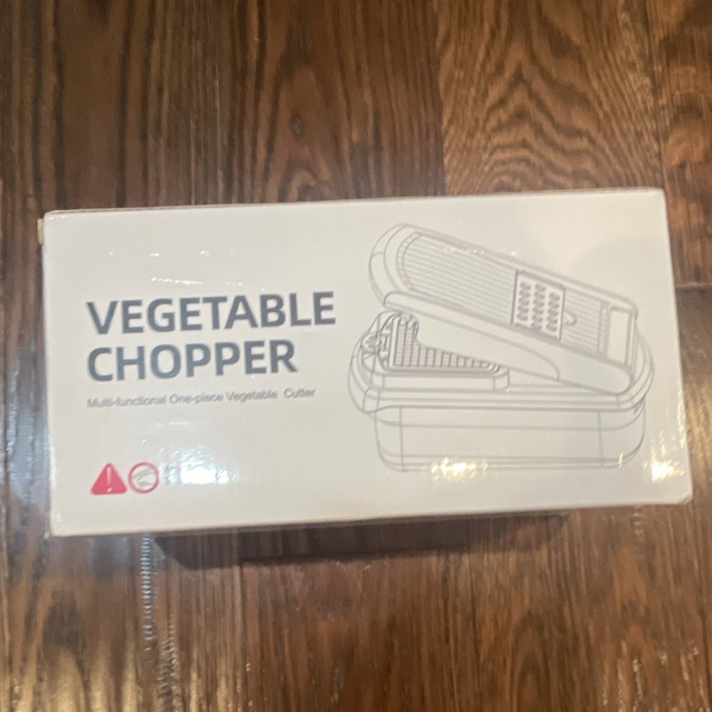 Multi-Functional Manual Vegetable Chopper Push Function with Blades & Container