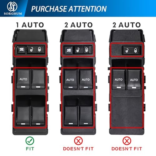 Power Window Switch Driver Side - Master Window Switch Compatible with 2004