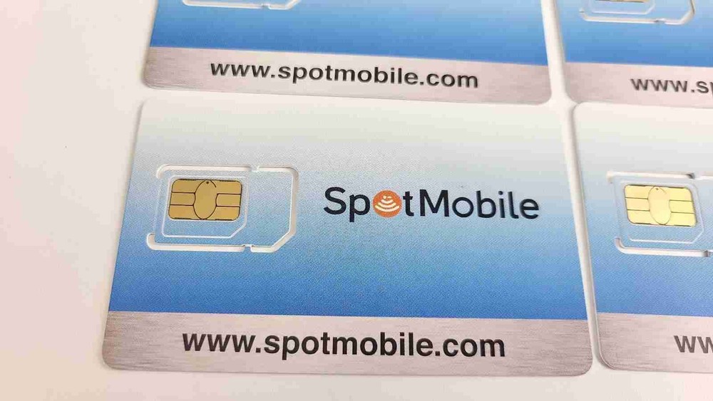 10 Pack Spot Mobile Commissionable Sim Card - No Plan - Full Size Sim